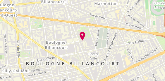 Plan de Ct Immo-Conseil, 21 Belle Feuille, 92100 Boulogne-Billancourt