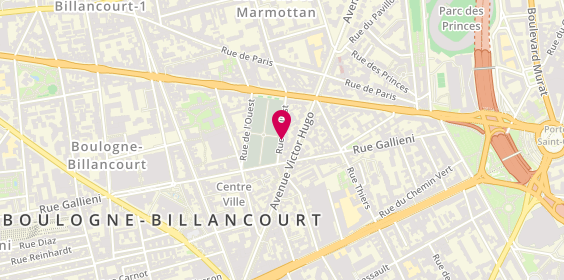 Plan de Codame, 8 Rue de l'Est, 92100 Boulogne-Billancourt
