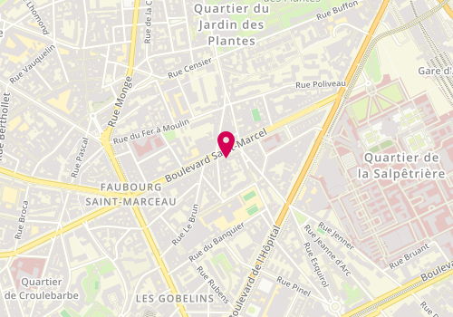 Plan de Côté Particuliers, 47 Boulevard Saint-Marcel, 75013 Paris