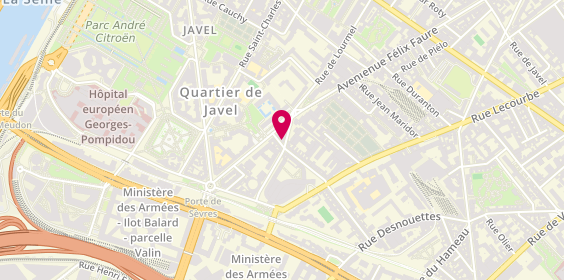 Plan de City 15, 3 Rue Vasco de Gama, 75015 Paris