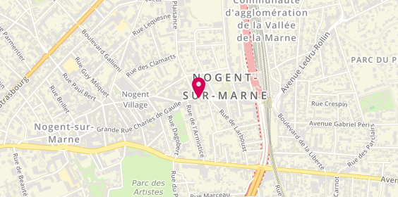 Plan de Dolce Casa immobilier, 162 grande Rue Charles de Gaulle, 94130 Nogent-sur-Marne