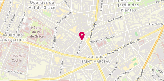 Plan de Orpi Claude Bernard Immobilier Paris 5eme, 5 Rue Claude Bernard, 75005 Paris