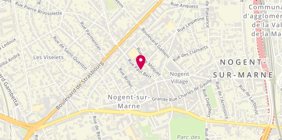Plan de Stéphane Plaza Immobilier, 30 Rue Paul Bert, 94130 Nogent-sur-Marne