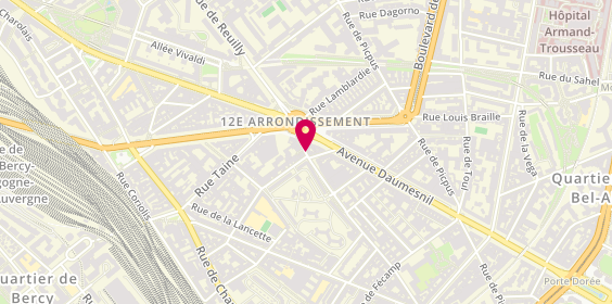 Plan de Ajp Immobilier, 98 Rue Claude Decaen, 75012 Paris