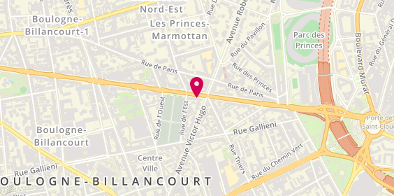 Plan de Agences Vaneau, 41 Route de la Reine, 92100 Boulogne-Billancourt