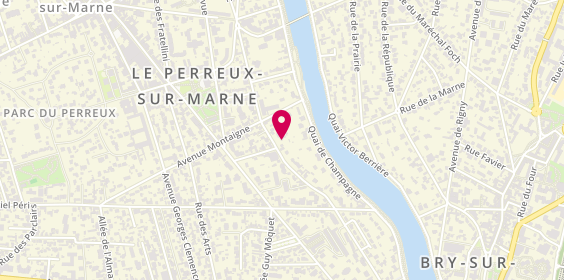 Plan de L'Immobiliere Plaisance, 72 avenue du Maréchal Joffre, 94170 Le Perreux-sur-Marne