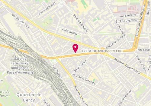 Plan de Jean-Pierre Sabiani Immobilier, 25 Boulevard de Reuilly, 75012 Paris