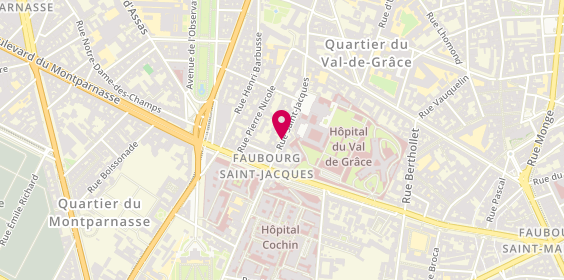 Plan de Immobilière Atgency, 295 Saint Jacques, 75005 Paris
