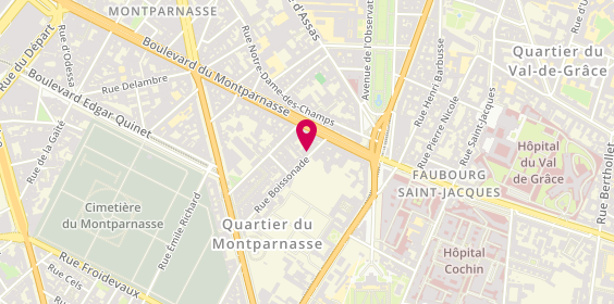 Plan de First Avenue, 8 / 10 Rue Boissonade, 75014 Paris