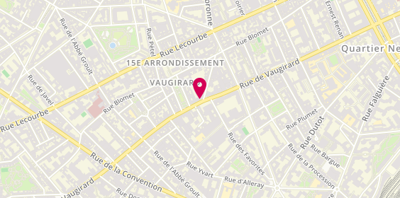 Plan de Cabinet Roche, 252 Rue de Vaugirard, 75015 Paris