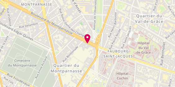 Plan de Legi Immobilier, 166 Boulevard du Montparnasse, 75014 Paris