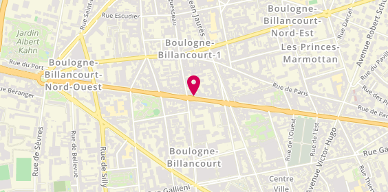 Plan de Impact-Immo Boulogne, 94 Route de la Reine, 92100 Boulogne-Billancourt