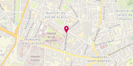 Plan de La Vie Immobilière, 4 Rue Berthollet, 75005 Paris