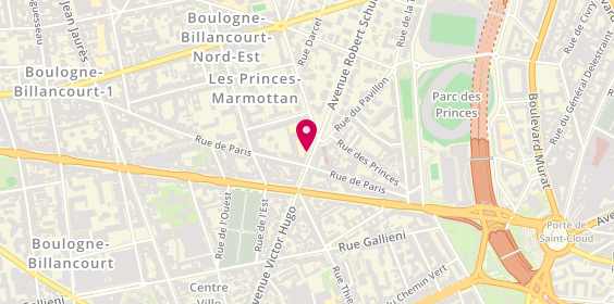 Plan de Coldwell Banker, 48 avenue Victor Hugo, 92100 Boulogne-Billancourt