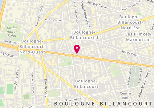 Plan de Solès Immo, 106 Route de la Reine, 92100 Boulogne-Billancourt