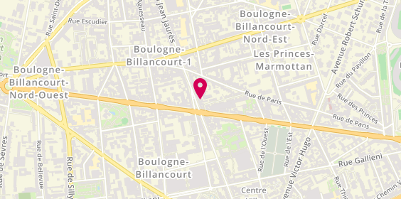 Plan de Condor Immobilier, 53 Boulevard Jean Jaurès, 92100 Boulogne-Billancourt