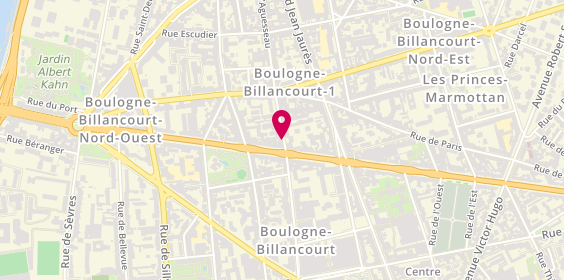 Plan de A.L.M, 80 Aguesseau, 92100 Boulogne-Billancourt