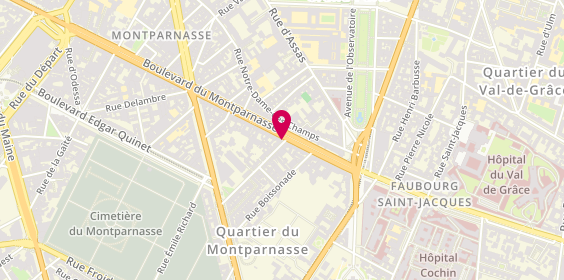 Plan de Terrasses et Jardins, 146 Boulevard du Montparnasse, 75014 Paris