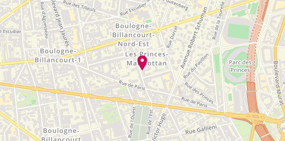 Plan de Trade Transactions Trade Mb Trade Gestio, 40 Rue de l'Est, 92100 Boulogne-Billancourt