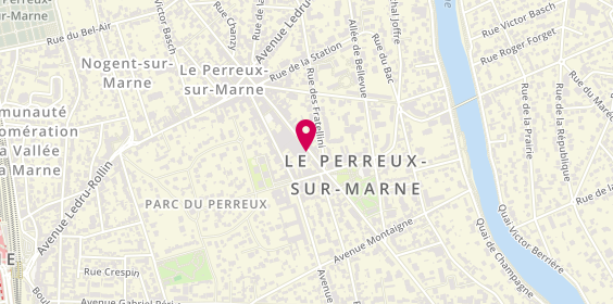 Plan de Agence M.A.J Immobilier, 113 avenue du Général de Gaulle, 94170 Le Perreux-sur-Marne