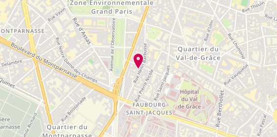 Plan de Cabinet Etude Luxembourg, 38 Rue Henri Barbusse, 75005 Paris