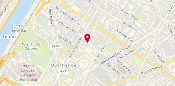 Plan de Citya Teissier-Sabi, 68 Rue des Cévennes, 75015 Paris