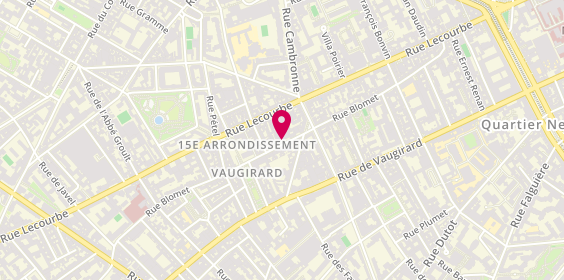 Plan de Societe Anonyme d'Habitations A Loyer Modere Toit et Joie, 82 Rue Blomet, 75015 Paris