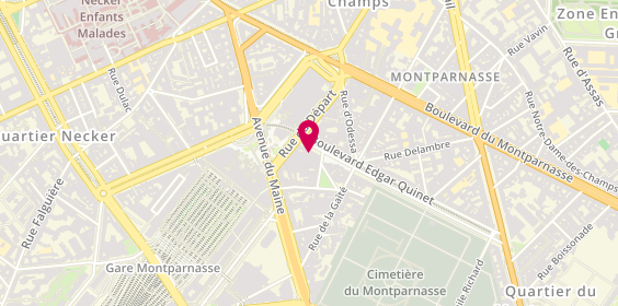 Plan de Mazet, Engerand et Gardy, 29 Boulevard Edgar Quinet, 75014 Paris