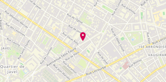 Plan de Lefranc immobilier, 30 avenue Félix Faure, 75015 Paris