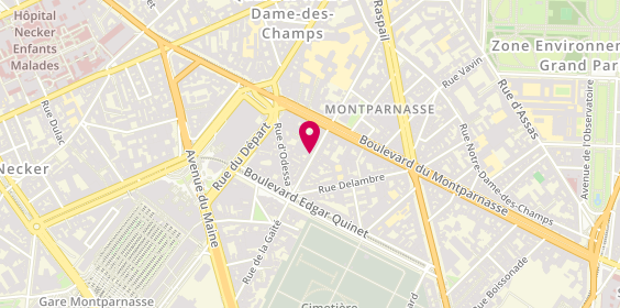 Plan de Immobilière Rolline, 52 Rue du Montparnasse, 75014 Paris