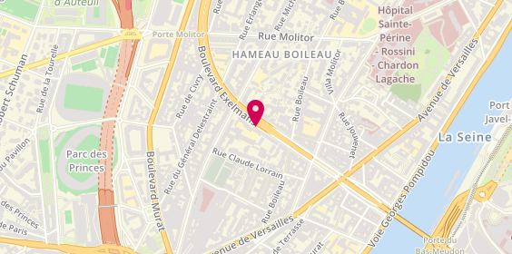 Plan de Cimm Immobilier, 59 Boulevard Exelmans, 75016 Paris