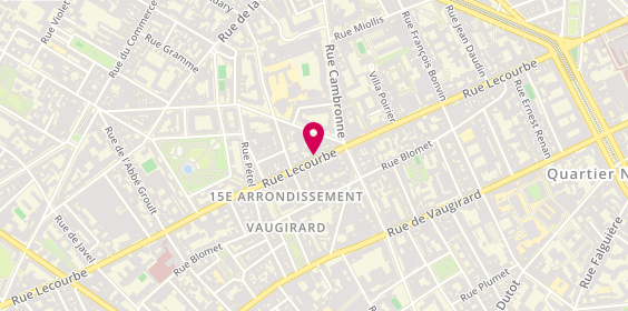 Plan de Century 21 Habitat Espace Conseil, 126 Rue Lecourbe, 75015 Paris