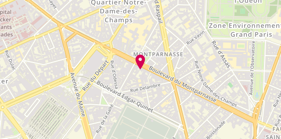 Plan de Groupe Gambetta Ile de France, 92 Boulevard du Montparnasse, 75014 Paris