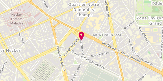 Plan de Paris Pyla, 5 Rue d'Odessa, 75014 Paris
