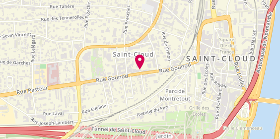 Plan de Agence de Havilland, 18 Rue Gounod, 92210 Saint-Cloud