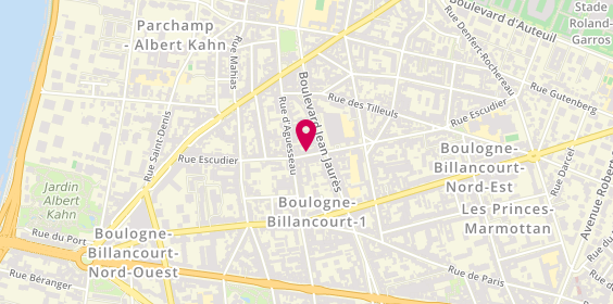 Plan de Mansion, 43 Rue Escudier, 92100 Boulogne-Billancourt