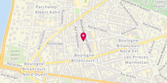 Plan de Century 21, 45 Rue Escudier, 92100 Boulogne-Billancourt
