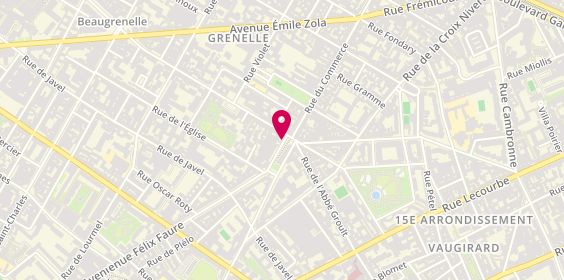 Plan de Delon Immobilier Real Estate, 4 place Etienne Pernet, 75015 Paris