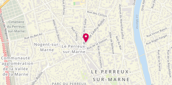 Plan de Immobilière du Perreux, le Fr
80 avenue Ledru Rollin, 94170 Le Perreux-sur-Marne