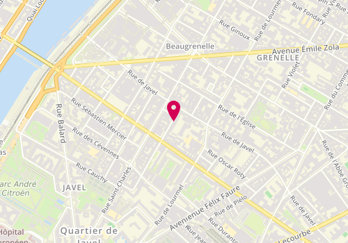 Plan de Fortagest Immobilier, 7 Rue Lacordaire, 75015 Paris