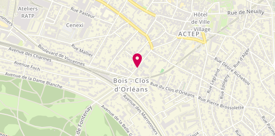 Plan de Anne Carole Immobilier, 37 Rue Commandant Jean Duhail, 94120 Fontenay-sous-Bois