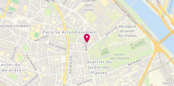 Plan de Quartier Général Immobilier, 8 Rue Linné, 75005 Paris