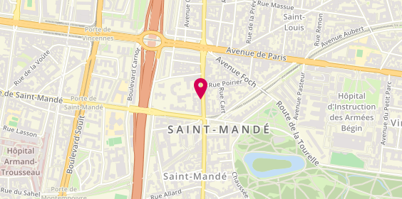 Plan de Century 21 Seica, 26 avenue du Général de Gaulle, 94160 Saint-Mandé