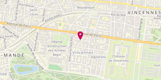 Plan de Les Gentlemen de l'Immobilier, 13 Rue du Lieutenant Heitz, 94300 Vincennes