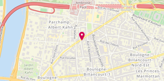 Plan de Consultants Immobilier Gestion, 79 Bis avenue Jean Baptiste Clément, 92100 Boulogne-Billancourt