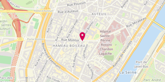 Plan de Pdb-Immo, 13 Rue Molitor, 75016 Paris