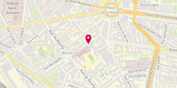 Plan de Agence immobilière Nexity, Rue du Sergent Bauchat, 75012 Paris