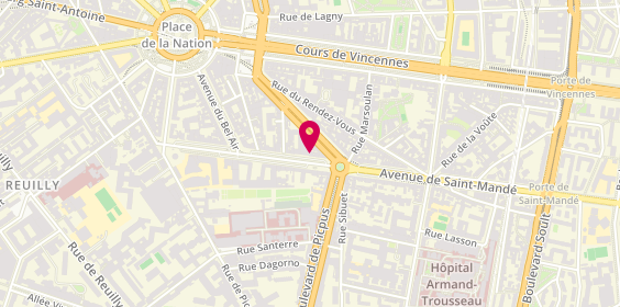 Plan de Jdm Immobilier, 39 avenue de Saint-Mandé, 75012 Paris