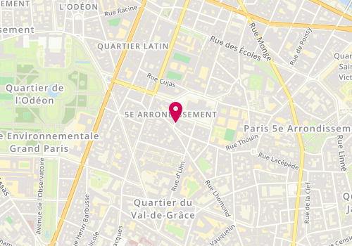 Plan de Agence Immobiliere Paris Pantheon, 3 Rue Clotaire, 75005 Paris
