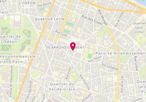 Plan de Boneurl, 13 Place du Pantheon, 75005 Paris